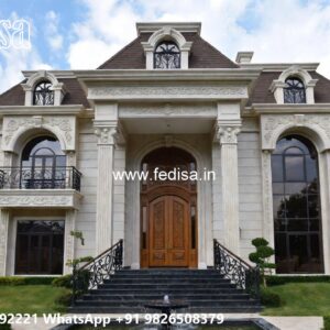 Neoclassical House Design Colorful Interior Design No-11769