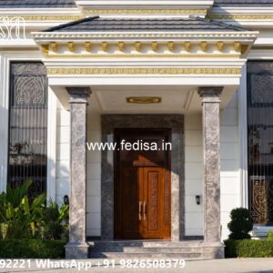 House With Columns Exterior Modern Cottage Design No-11772