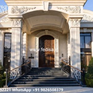 Heritage Home Style Three Storey House Design No-11804