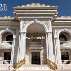 Elegant Classic Home Exterior Ideas Modern Townhouse Design No-11834