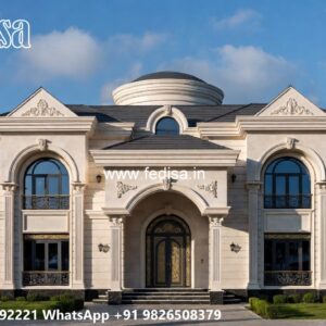 Traditional Villa Architecture Farmhouse Layout No-11837