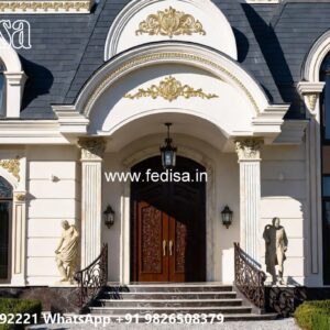 Grand Entrance Villa Design Living Decor Ideas No-11845
