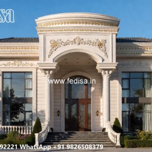 Stone Finish Villa Design Beautiful House Interior No-11850