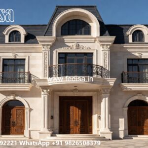 Vintage House Style Low Cost 2 Storey House Design No-11885