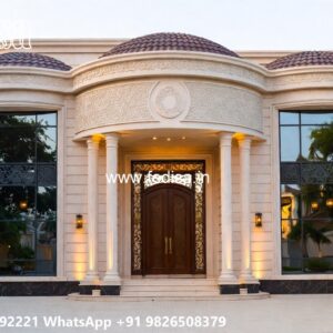 Traditional House Facade Tree House Designs No-11928