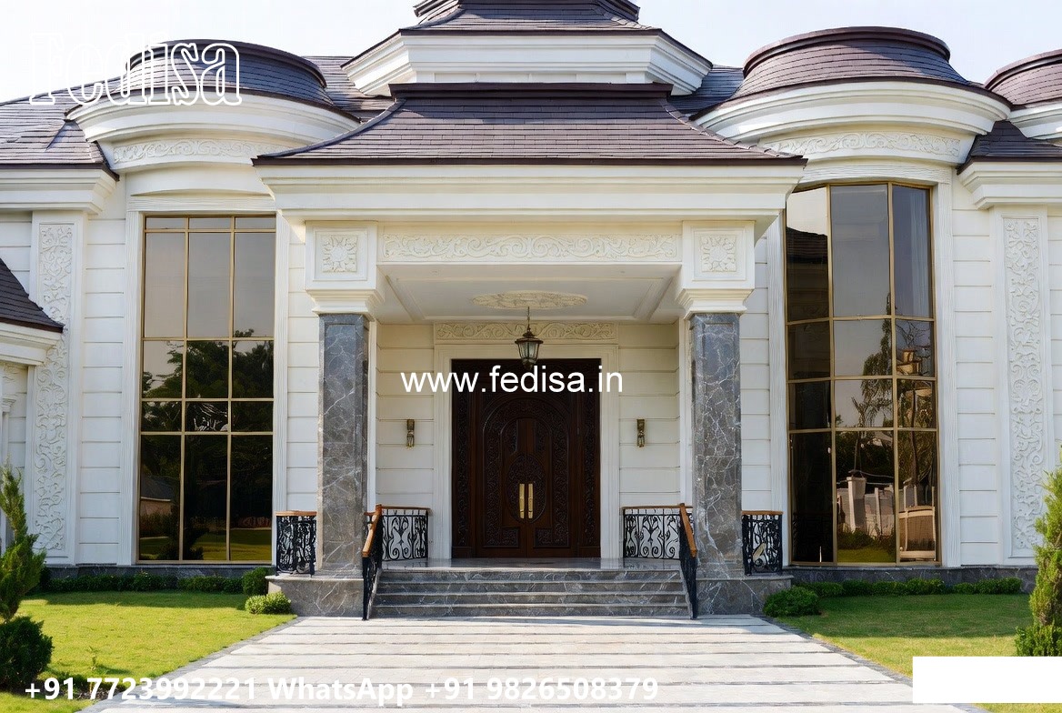 Symmetrical Home Design Glass House Design No-11931