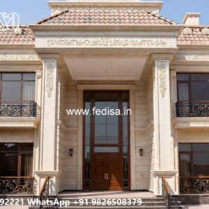 Stone Finish Home Exterior Double Storey No-11934
