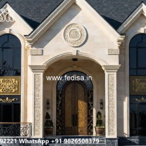 Vintage Villa Style Box House Design No-11963