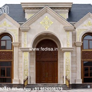 Classic Villa Exterior 2 Bedroom House Plan No-11965
