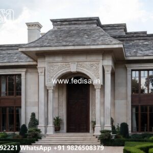 Elegant Classic Villa Interior Ideas Outside Stairs Design For Indian Houses No-11992
