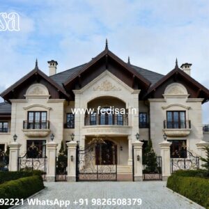 Classic Villa Front Elevation Design House Wall Design Outside No-11994