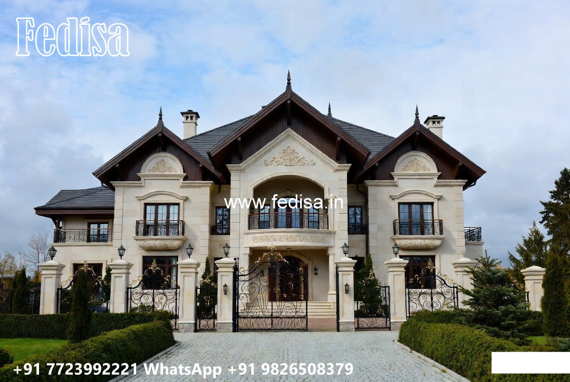 Classic Villa Front Elevation Design House Wall Design Outside No-11994