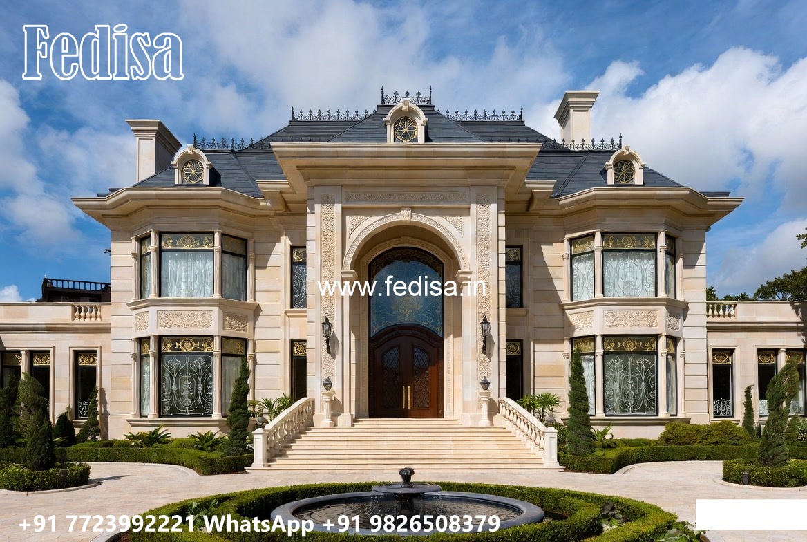 Luxury Classic House Concrete House Design No-12006